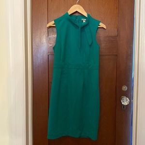 Green dress sleeveless from target the hem is wearing thin should be replaced.